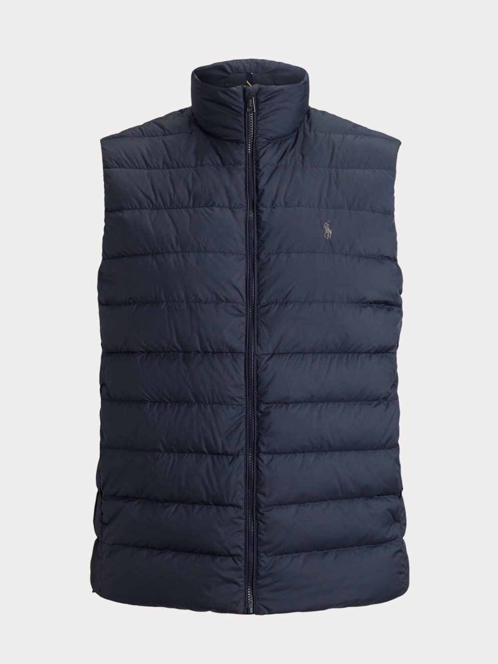 Ralph Lauren Navy Packable Quilted Down Vest